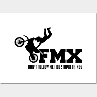 FMX Don't Follow Me I do stupid things Posters and Art
